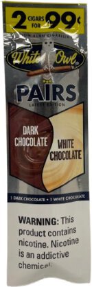 White Owl Duo Dark Chocolate And White Chocolate