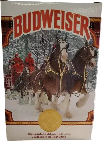 Bud Anheuser Bush Holiday Stein