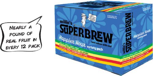 Willie's Superbrew Beach Ade Variety Hard Seltzer
