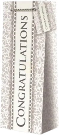 Wrap Art Gift Bag Elegant Congrats