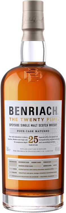 Benriach The Twenty Five Speyside Single Malt Scotch Whisky 700ML