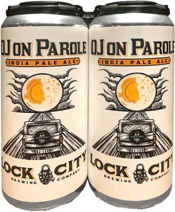 LOCK CITY BREWING OJ ON PAROLE IPA 16 OZ 4-PK CANS