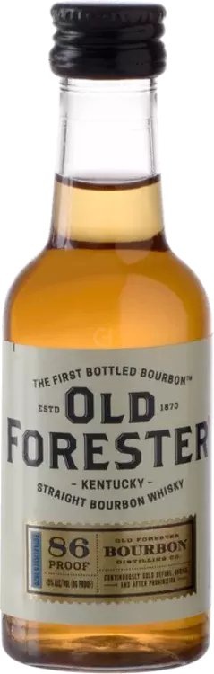 Old Forester 86 Proof Kentucky Straight Bourbon Whisky 50ML - Big