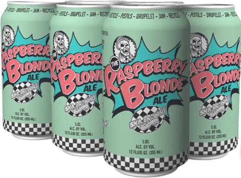 SKA BREWING RASPBERRY BLONDE ALE 6/12C