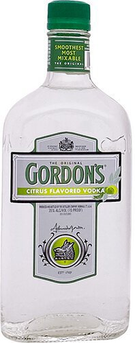 Gordons Citrus Vodka Single Glass