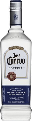 Jose Cuervo Especial Silver Tequila Ltd Ed Pntd Gold Btle