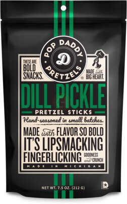 Pop Daddy Dill Pickle Prietzel Stick