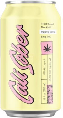 Cali Sober 5mg Paloma Spritz Thc Infused Mocktail Non Alcoholic