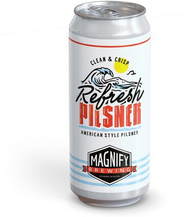 Magnify Brewing Imp Ipa Refresh Pilsner