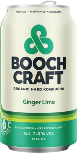 Boochcraft Ginger Lime Hard Kombucha Can