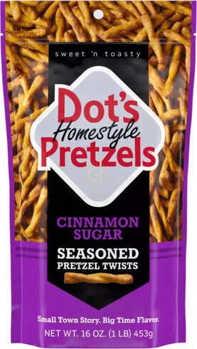 Dot's Homestyle Pretzels Cinnamon Sugar Seasoned