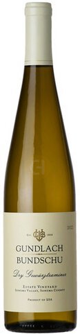 Gundlach Bundschu Dry Gewurztraminer Sonoma County