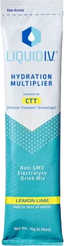 Liquid I V Hydration Mulitplier Lemon Lime Drink Mix Single