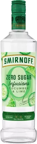 Smirnoff Zero Sugar Infusions Cucumber & Lime