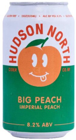 Hudson North Cider Co Big Peach Imperial Peach Cider