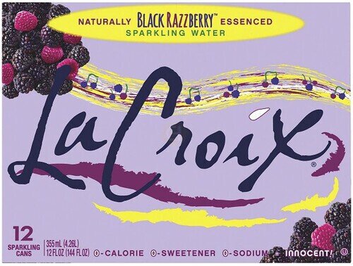 Lacroix Black Razzberry Sparkling 12p Can