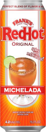 Franks Red Hot Michelada 190z Can