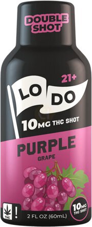 Lodo Thc 10mg Double Shot Grape