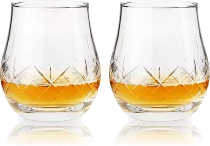 True Fab Viski Admiral Heavyweight Bourbon Glasses