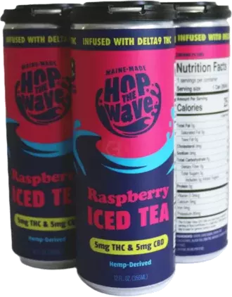 HOP THE WAVE RASPBERRY TEA 5MG THC