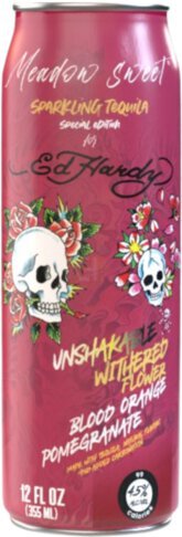 Ed Hardy Blood Orange Pomegran Meadow Sweet Tequila Seltzer