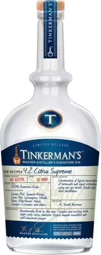 Tinkerman S Citrus Supreme Gin Single Glass