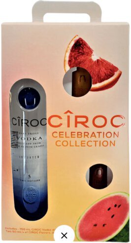 Ciroc Vodka & Ciroc Flavors 50ml Celebration Collection