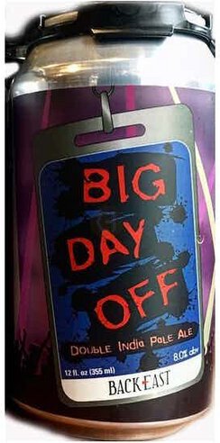 Back East Big Day Off Dbl IPA Can