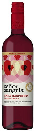 Senor Apple Raspberry Spiked Sangria Red