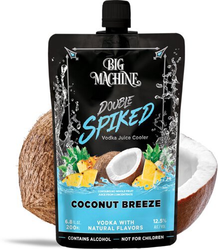 Big Machine Vodka Spiked Cooler Coconut Breeze Single Pouch