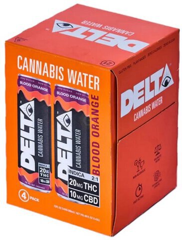 Delta Beverages D Live Resin Wedding Cake Blood Orange 6 Pack