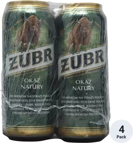 Zubr 4x500 Pack Can