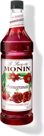 Monin Pomegranate Glass