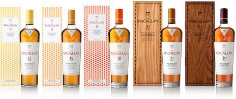The Macallan Colour Collection Complete 5 Bottle Collection (700ml)