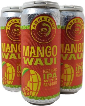 Area Of Two Roads Brewing Mango Maui Waui Hemp Infused IPA