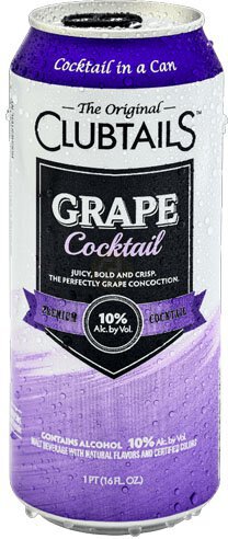 Clubtails Grape Cocktail
