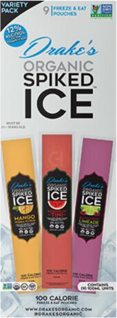 Drakes Organic Spiked Ice Variety Box