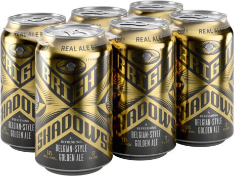Real Ale Bright Shadows Belgian Style Golden Ale