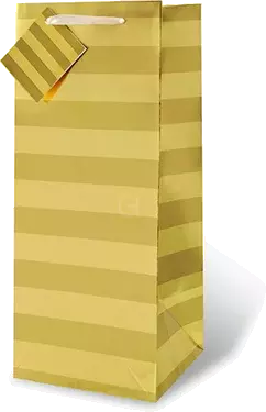 Gift Bag Gold Stripe