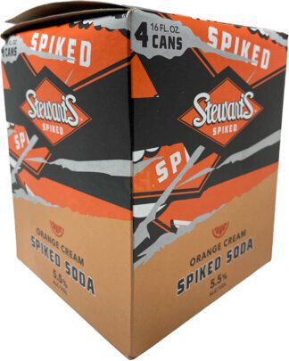 Stewart's Hard Soda Orange Cream