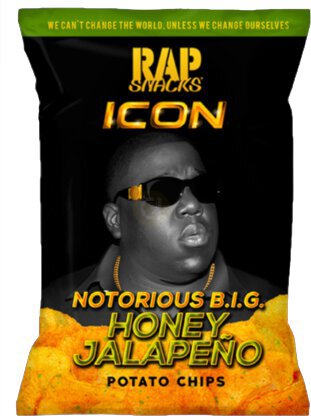 Rap Snacks Biggie Smalls Is The Illest Notorious B I G Honey Jalapeno Chips
