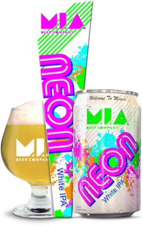 Mia Brewing Neon Hazy White IPA
