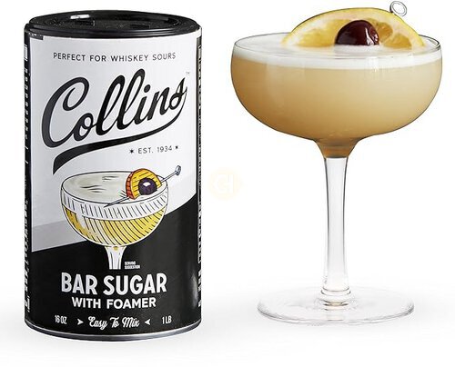 Collins Bar Sugar With Foamer