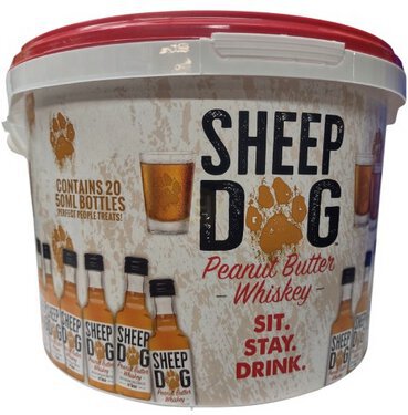 Sheep Dog Peanut Butter Whiskey Party Bucket