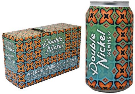 Weekend Warrior Hazy Pale Ale Double Dry Hopped Double Nickel Breweing
