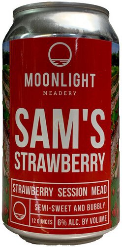 Moonlight Sam's Strawberry Session Mead 4 Pack Cans