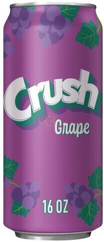 Crush Grape Soda Can