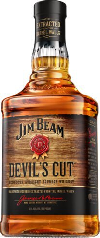 Jim Beam Devil's Cut Gift Set W 2 Shot Glasses
