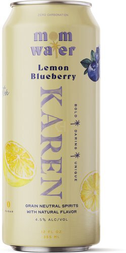 Mom Water Lemon Blueberry 4cn