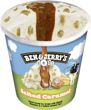 Ben & Jerry's Salted Caramel Core Sweet Cream Ice Cream